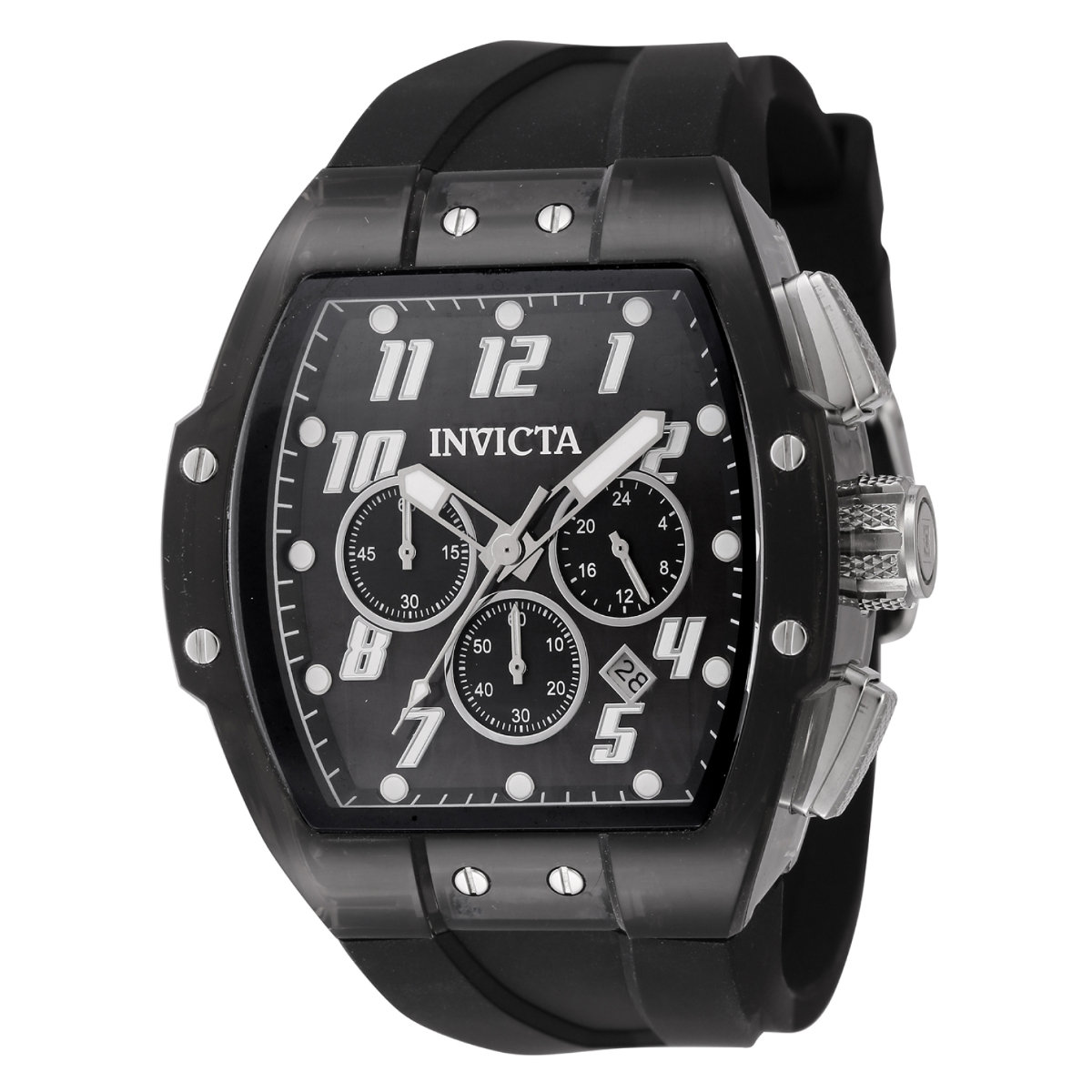 Reloj Invicta S1 Rally Anatomic para hombre - 47 mm, negro (45480)