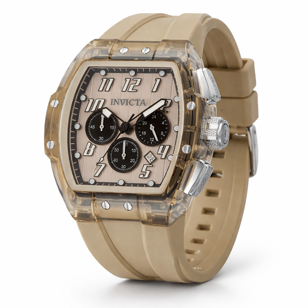 Reloj Invicta S1 Rally Vortce para hombre - 47 mm, marrón (49981)