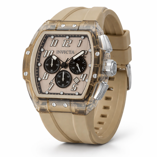 Reloj Invicta S1 Rally Vortce para hombre - 47 mm, marrón (49981)