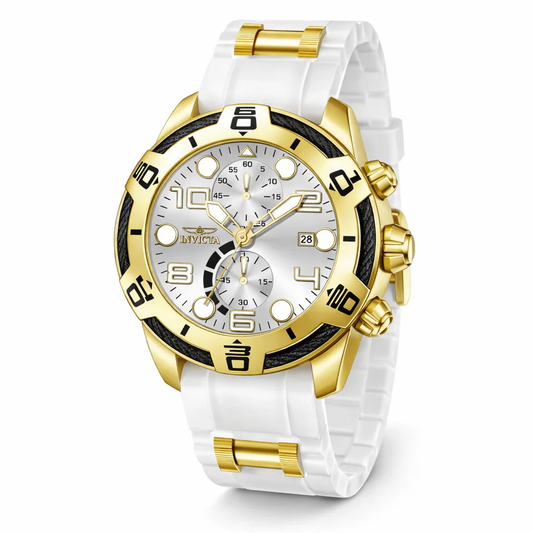 Reloj Invicta Bolt Nexus X para hombre - 50 mm, blanco, dorado (50583)