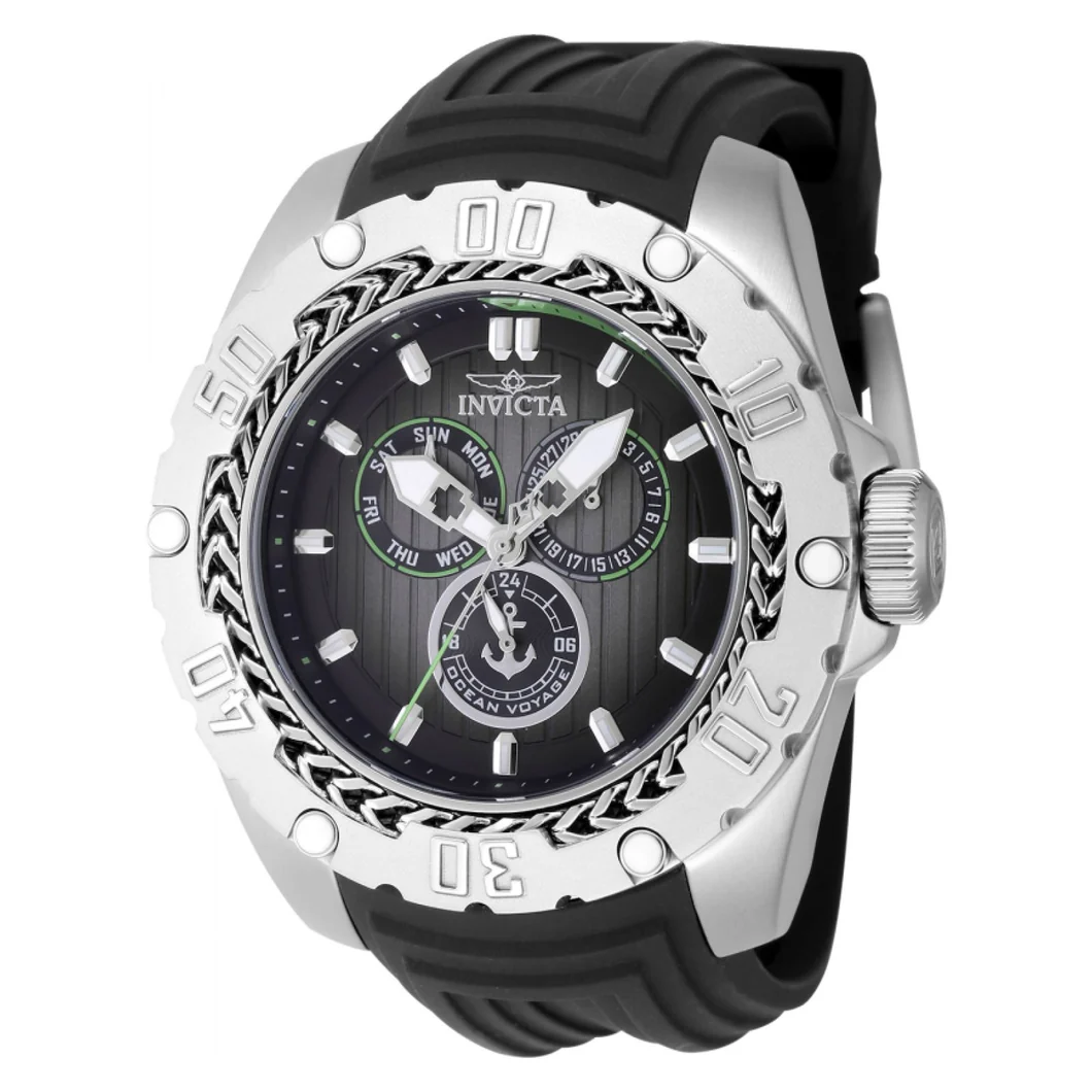Invicta Ocean Voyage Explorer Orvantis para hombre - 51,5 mm, negro (48022)