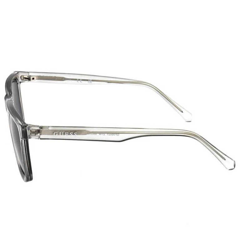 Guess Factory Gafas de sol para hombre con montura cuadrada y degradado azul, GF00021 27W 55