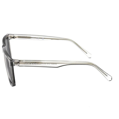 Guess Factory Gafas de sol para hombre con montura cuadrada y degradado azul, GF00021 27W 55