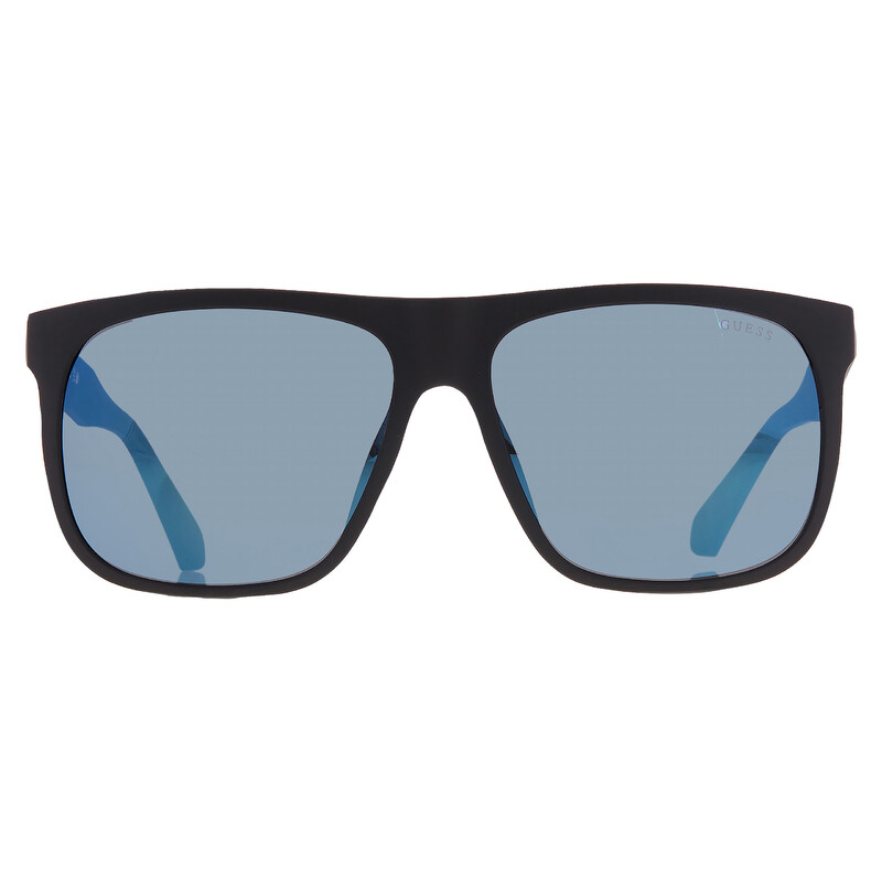 Guess Factory Blue Mirror Square Gafas de sol para hombre GF5072 02X 60