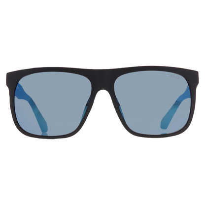 Guess Factory Blue Mirror Square Gafas de sol para hombre GF5072 02X 60