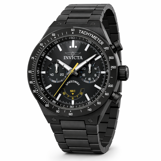 Invicta Speedway para hombre - 44 mm, negro (50758)